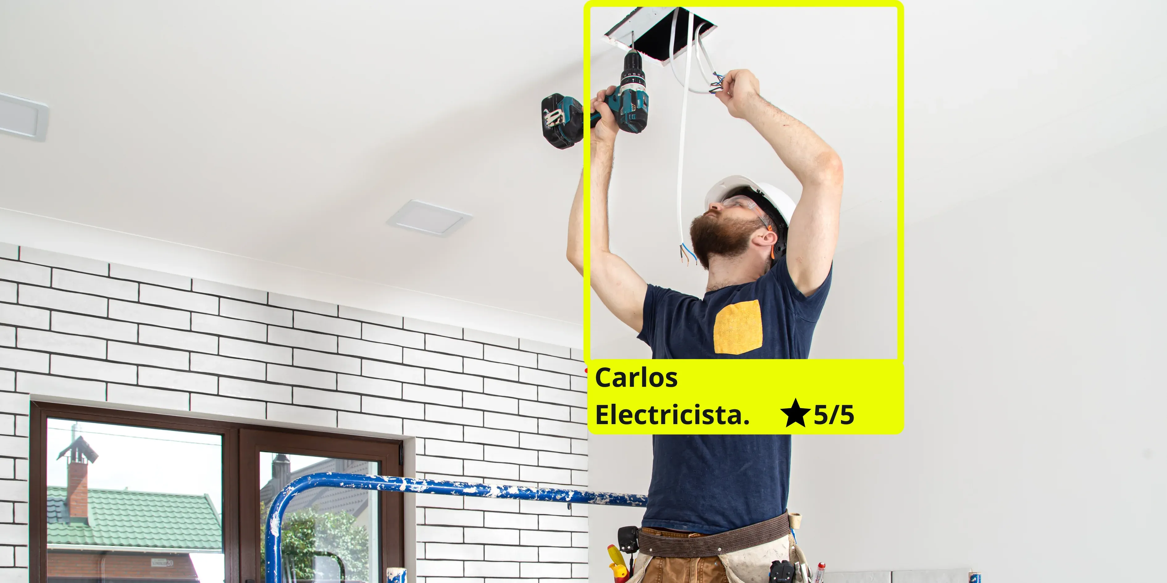 Profesional electricista trabajando - Sumee App