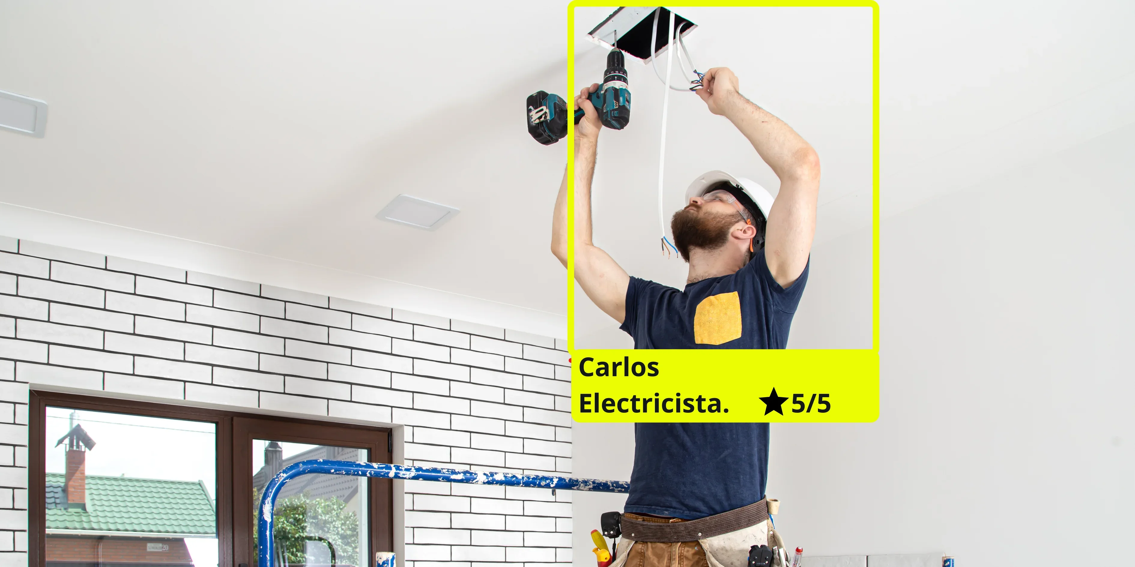 Profesional electricista trabajando - Sumee App